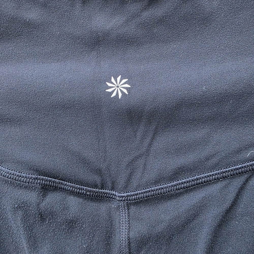 Athleta Navy Performance Leggings - Picture 3 of 6